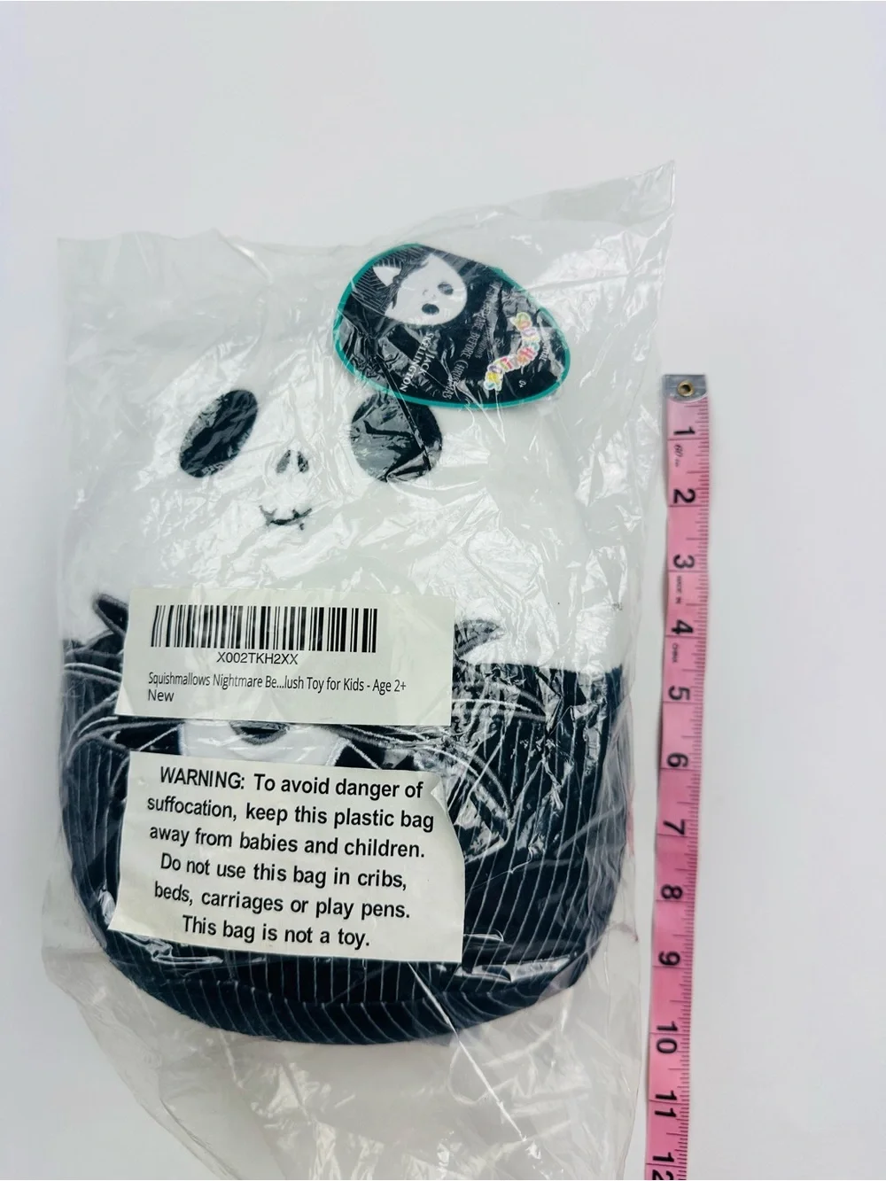 Squishmallows The Nightmare Before Christmas Jack Skellington 8 inch Plush